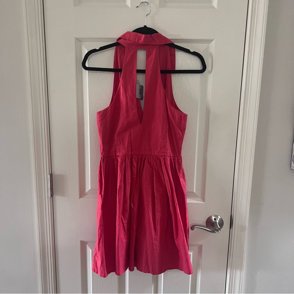 ASOS Vibrant Coral Sleeveless Dress